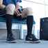 Solid Black Cotton - Medical Compression Socks