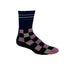 Checker Black + Pink Diabetic Socks