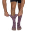 Polka Dots Pink + Black Diabetic Socks