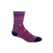 Polka Dots Purple + Orange Diabetic Socks